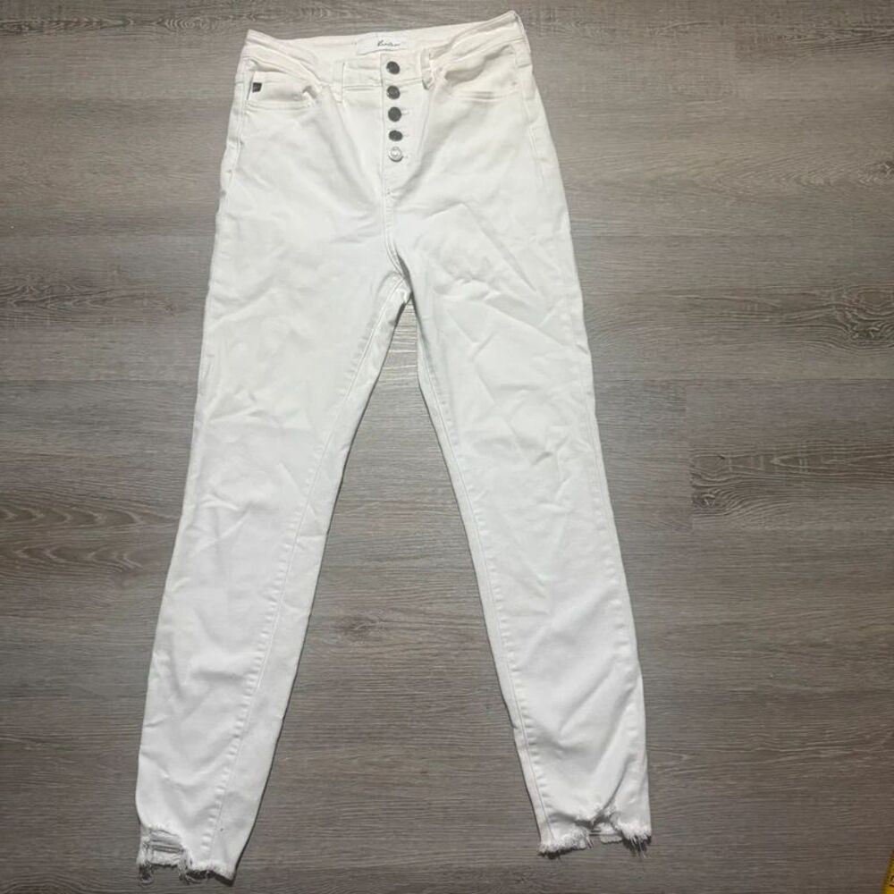 Kancan White High Waisted Kancan Size 7